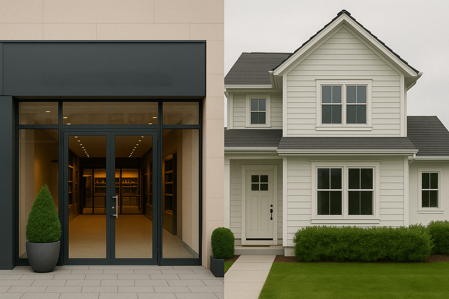 Qual a Diferença entre Arquitetura Comercial e Arquitetura Residencial?