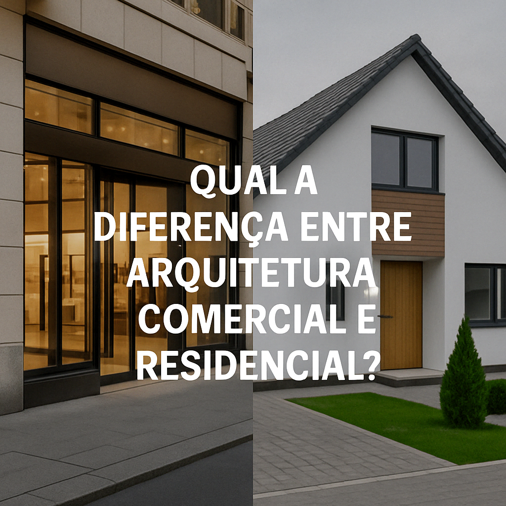Qual a Diferença entre Arquitetura Comercial e Arquitetura Residencial?